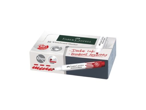 Whiteboardmarker Faber-Castell rood