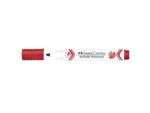 Whiteboardmarkers Faber-Castell set 4 stuks                 zwart,groen,rood,blauw