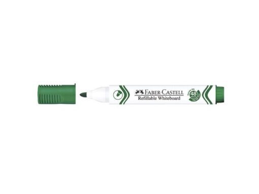 Whiteboardmarkers Faber-Castell set 4 stuks                 zwart,groen,rood,blauw