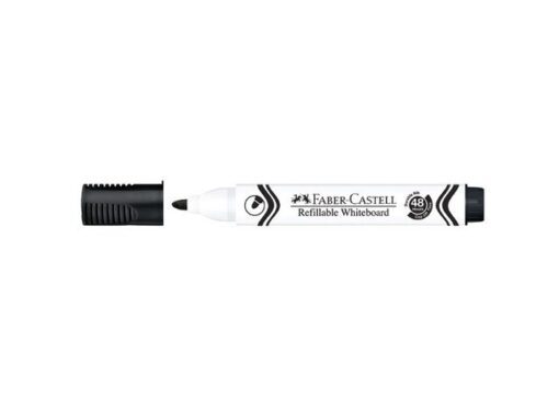 Whiteboardmarkers Faber-Castell set 4 stuks                 zwart,groen,rood,blauw