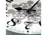 Witte Gear Klok - Grote Wandklok - 50cm - Bewegende         tandwielen - "Henry" - NeXtime