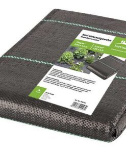 Worteldoek TerCasa zwart 10m2 100g/m2 gevouwen