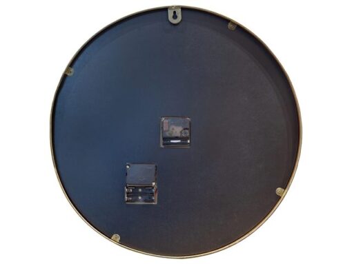 Zwarte Gear Klok - Grote Wandklok - 50cm - Bewegende        tandwielen - "William" - NeXtime
