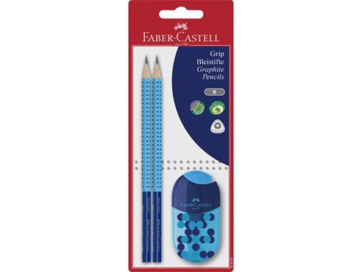Potlood Faber-Castell Grip 2001 met puntenslijper op BC