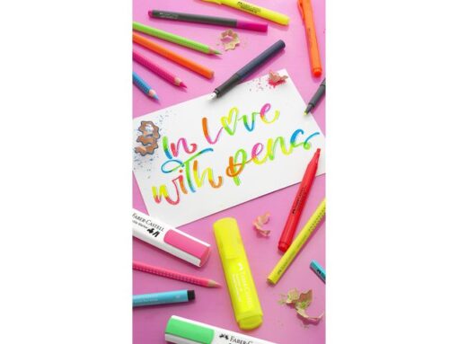 Tekstmarker Faber-Castell 1546 roze