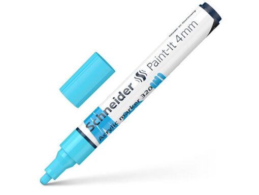 Acryl Marker Schneider Paint-it 320 4mm pastel blauw