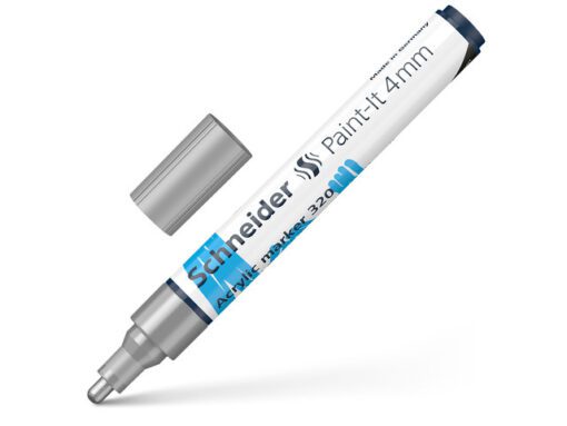 Acryl Marker Schneider Paint-it 320 4mm zilver