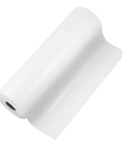 50g/m op rol met een extra speciale coating op de papierkant waardoor het geen vloeistoffen doorlaat. Lijm op waterbasis. Hecht op vloeren