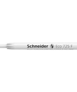 Jumbovulling o.a. geschikt voor de Reco balpen en vele andere schrijfinstrumenten in G2-formaat. (De eerste balpen in de wereld die bekroond is met het meest bekende Eco-label Blauer Engel) Deze vulling is ook gecertificeerd met het Blauwer Engel Eco-label. De behuizing is gemaakt van 95% gerecycled plastic. De inkt van deze vulling zorgt voor een constante en lichte inktstroom voor schoon schrijven en voorzien van een roestvrijstalen punt. De inkt is documentecht volgens ISO 12757-2. Deze vulling is verwisselbaar en vervangbaar door een andere vulling in de serie "Plug + Play". Deze navullingen zijn verkrijgbaar in schrijfbreedte M en F en in de inktkleuren blauw en zwart. Dit betreft de zwarte vulling met schrijfbreedte F.