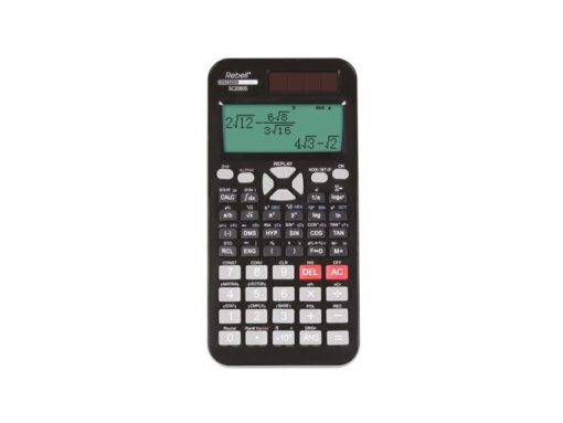 Calculator Rebell-SC2080S-BX zwart wetenschappelijk
