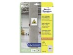 Etiket Avery zelfklevend 35,6x16,9mm wit permanent 20 vel   80 etiketten per vel