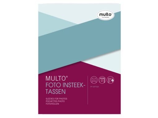 Fotoshowtas Multo A4 23r PP 10x15cm 4 vaks krimp a 10 stuks