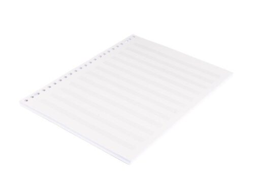 Ringbandinterieur Multo A4 23r muziekpapier 100 grams 50 vel