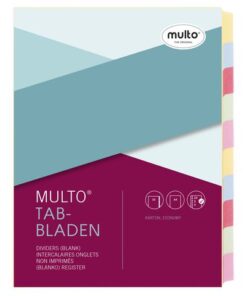 zowel thuis als op kantoor. Gemaakt van 160 grams gekleurd gerecycled karton (bestaat uit 2 x 5 herhalende kleuren)