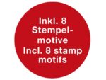 Kinderklei Eberhard Faber basic set 4 bekers á 50gr. Wit,   geel,rood, en blauw met roller en spatel