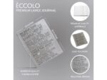 Notitieboek Èccolo Gray Be Bold lijn ca. 20x25cm 80gr.      256pag.