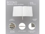 Notitieboek Èccolo Gray Be Bold lijn ca. 20x25cm 80gr.      256pag.