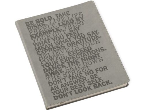 Notitieboek Èccolo Gray Be Bold lijn ca. 20x25cm 80gr.      256pag.