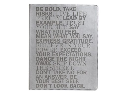 Notitieboek Èccolo Gray Be Bold lijn ca. 20x25cm 80gr.      256pag.