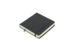 Schetsboek Kangaro 12x12cm cold grey PU HC 80 vel 140gr     roomwit met elastiek en lint