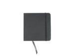 Schetsboek Kangaro 12x12cm cold grey PU HC 80 vel 140gr     roomwit met elastiek en lint