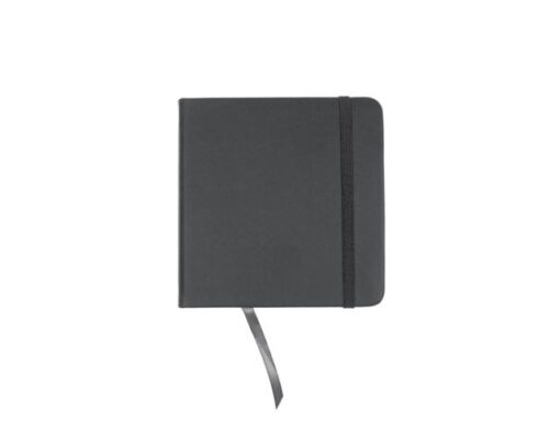 Schetsboek Kangaro 12x12cm cold grey PU HC 80 vel 140gr     roomwit met elastiek en lint