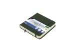 Schetsboek Kangaro 12x12cm forest green PU HC 80 vel 140gr  roomwit met elastiek en lint