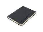 Schetsboek Kangaro A5 cold grey PU HC 80 vel 140gr roomwit  met elastiek en lint