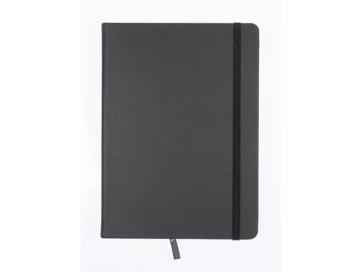 Schetsboek Kangaro A5 cold grey PU HC 80 vel 140gr roomwit  met elastiek en lint