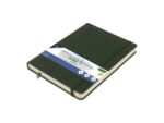 Schetsboek Kangaro A5 forest green PU HC 80 vel 140gr       roomwit met elastiek en lint