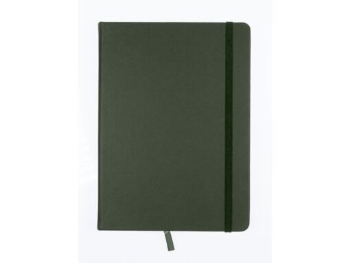 Schetsboek Kangaro A5 forest green PU HC 80 vel 140gr       roomwit met elastiek en lint