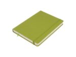 Schetsboek Kangaro A5 lime green PU HC 80 vel 140gr roomwit met elastiek en lint