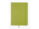 Schetsboek Kangaro A5 lime green PU HC 80 vel 140gr roomwit met elastiek en lint