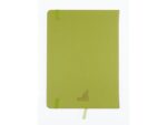 Schetsboek Kangaro A5 lime green PU HC 80 vel 140gr roomwit met elastiek en lint