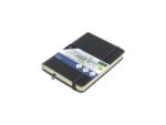 Schetsboek Kangaro A6 cold grey PU HC 80 vel 140gr roomwit  met elastiek en lint