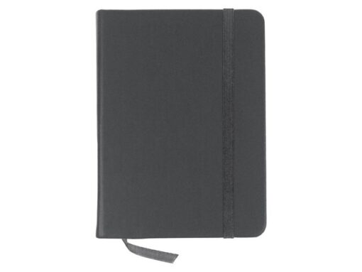 Schetsboek Kangaro A6 cold grey PU HC 80 vel 140gr roomwit  met elastiek en lint