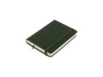 Schetsboek Kangaro A6 forest green PU HC 80 vel 140gr       roomwit met elastiek en lint