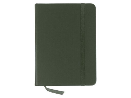 Schetsboek Kangaro A6 forest green PU HC 80 vel 140gr       roomwit met elastiek en lint
