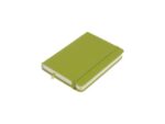 Schetsboek Kangaro A6 lime green PU HC 80 vel 140gr roomwit met elastiek en lint