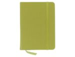 Schetsboek Kangaro A6 lime green PU HC 80 vel 140gr roomwit met elastiek en lint