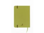 Schetsboek Kangaro A6 lime green PU HC 80 vel 140gr roomwit met elastiek en lint