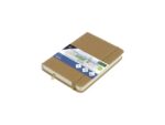 Schetsboek Kangaro A6 taupe PU HC 80 vel 140gr roomwit met  elastiek en lint