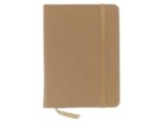 Schetsboek Kangaro A6 taupe PU HC 80 vel 140gr roomwit met  elastiek en lint