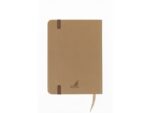 Schetsboek Kangaro A6 taupe PU HC 80 vel 140gr roomwit met  elastiek en lint