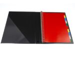 Tabblad Multo A4 23r blanco PP 120 micron 10 delig assorti  kleuren