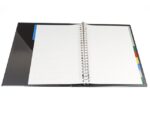 Tabblad Multo A4 23r blanco PP 120 micron 10 delig assorti  kleuren
