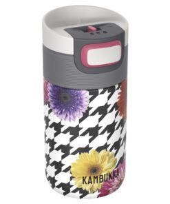 Thermosbeker KAMBUKKA Etna 300ml Floral Patchwork dubbel-   wandig met 3in1 deksel