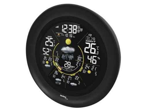 Weerstation Technoline WD 3040 156x156x33mm zwart met 1     buitensensor