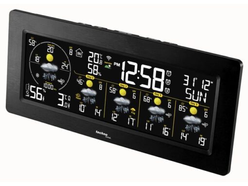 Weerstation Technoline WD 3050 232x100x42mm zwart met 1     buitensensor