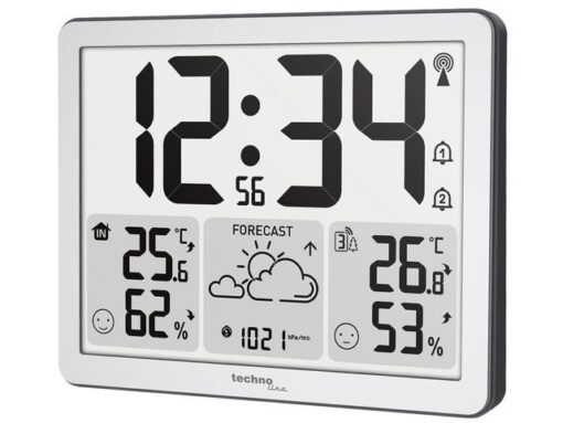 Weerstation Technoline WS 6780 173x140x27mm wit met 1       buitensensor